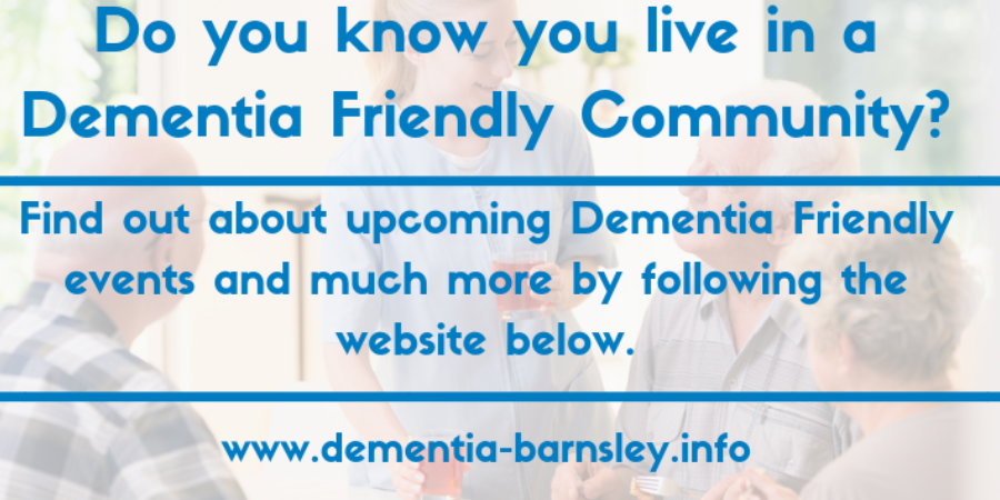 Dementia Friendly Barnsley website poster